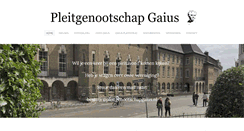 Desktop Screenshot of pleitgenootschapgaius.nl